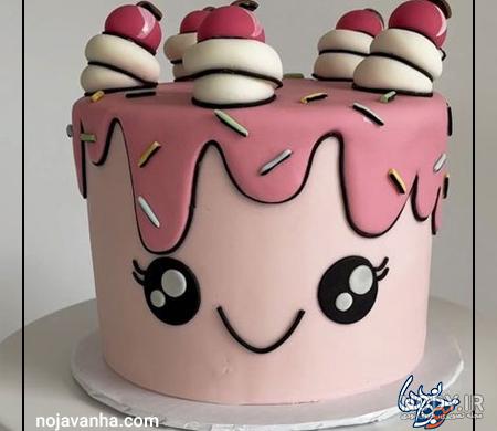 عکس کیک تولد کارتونی دخترانه