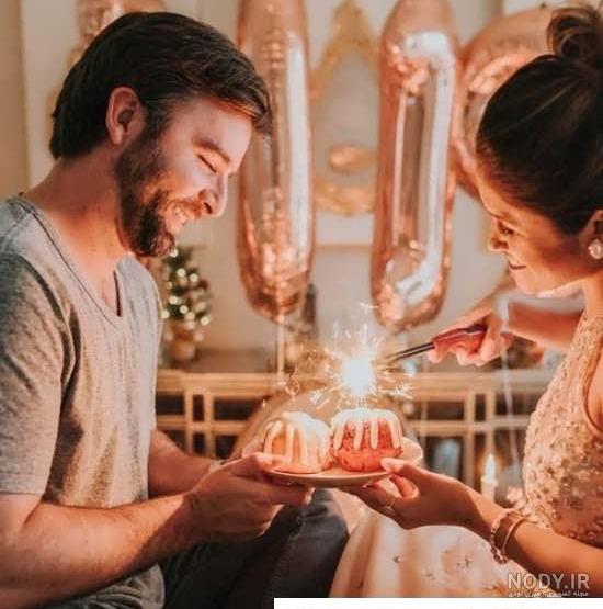 عکس دونفره عاشقانه تولد