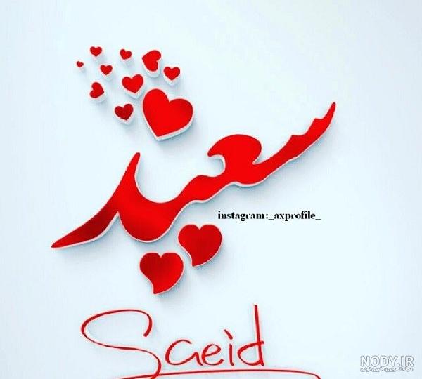 عکس نوشته سعید عشقم - عکس نودی