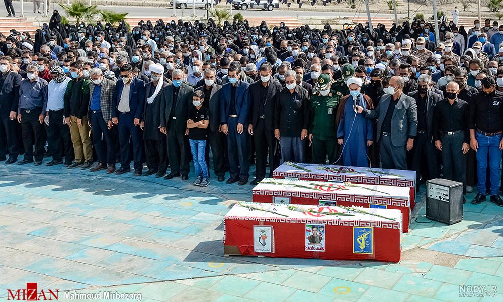 تشییع پیکر شهدای حادثه تروریستی نیکشهر - زاهدان تشییع پیکر شهدای حادثه تروریستی نیکشهر - زاهدان