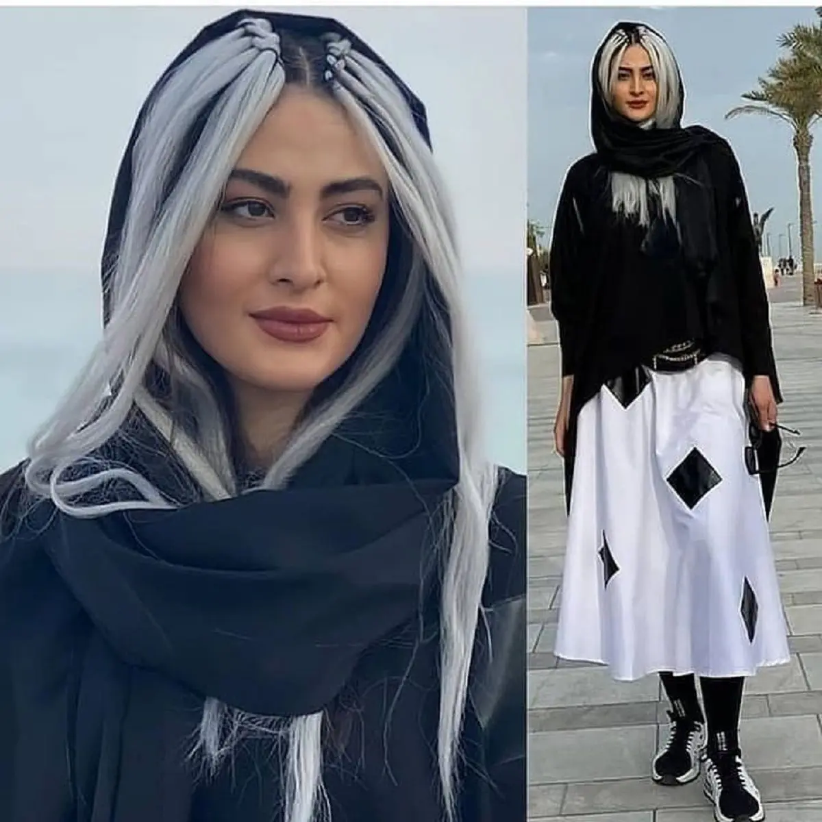 عکس با حجاب مریم مومن - عکس نودی
