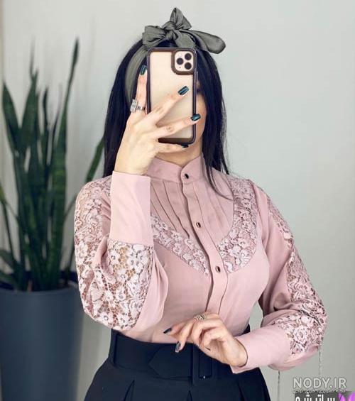 مدل شومیز راه راه رنگی زنانه + مدل شومیز راه راه بلند و جدید مدل شومیز راه راه رنگی زنانه + مدل شومیز راه راه بلند و جدید
