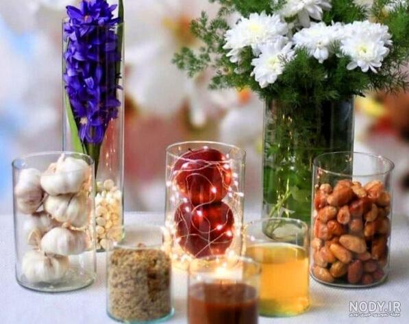 چیدمان و تزیین سفره هفت سین به سبک خانم های باسلیقه چیدمان و تزیین سفره هفت سین به سبک خانم های باسلیقه