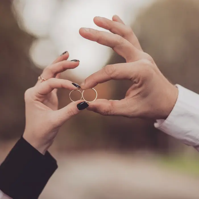 عکس حلقه نامزدی طبیعی