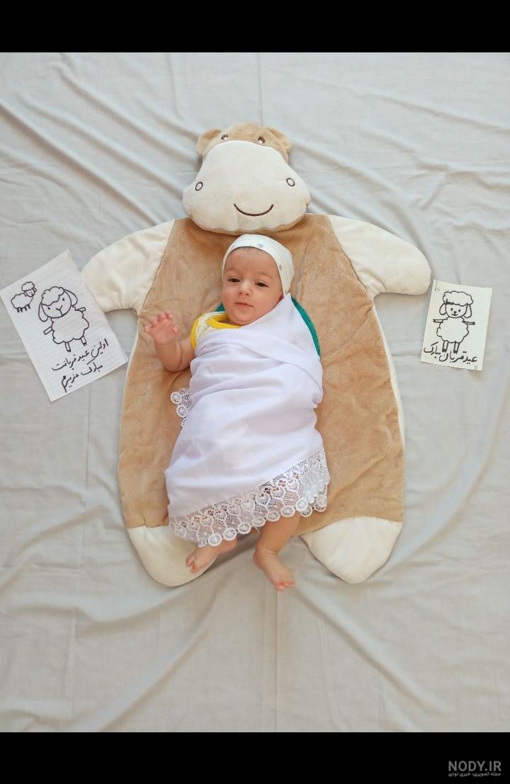 ایده عکس غذا خوردن نوزاد