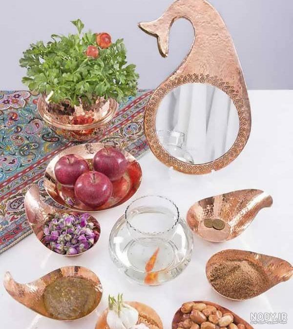 بهترین ایده های تزیین سفره هفت سین ساده و شیک 1402 | جنتامگ
