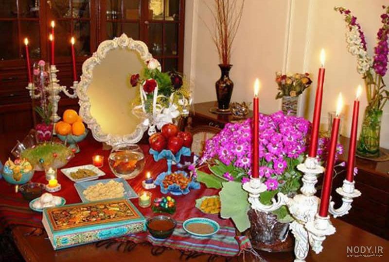 جدید ترین مدل تزیین جدید سفره هفت سین ۹۸ شیک و زیبا – سحربانو