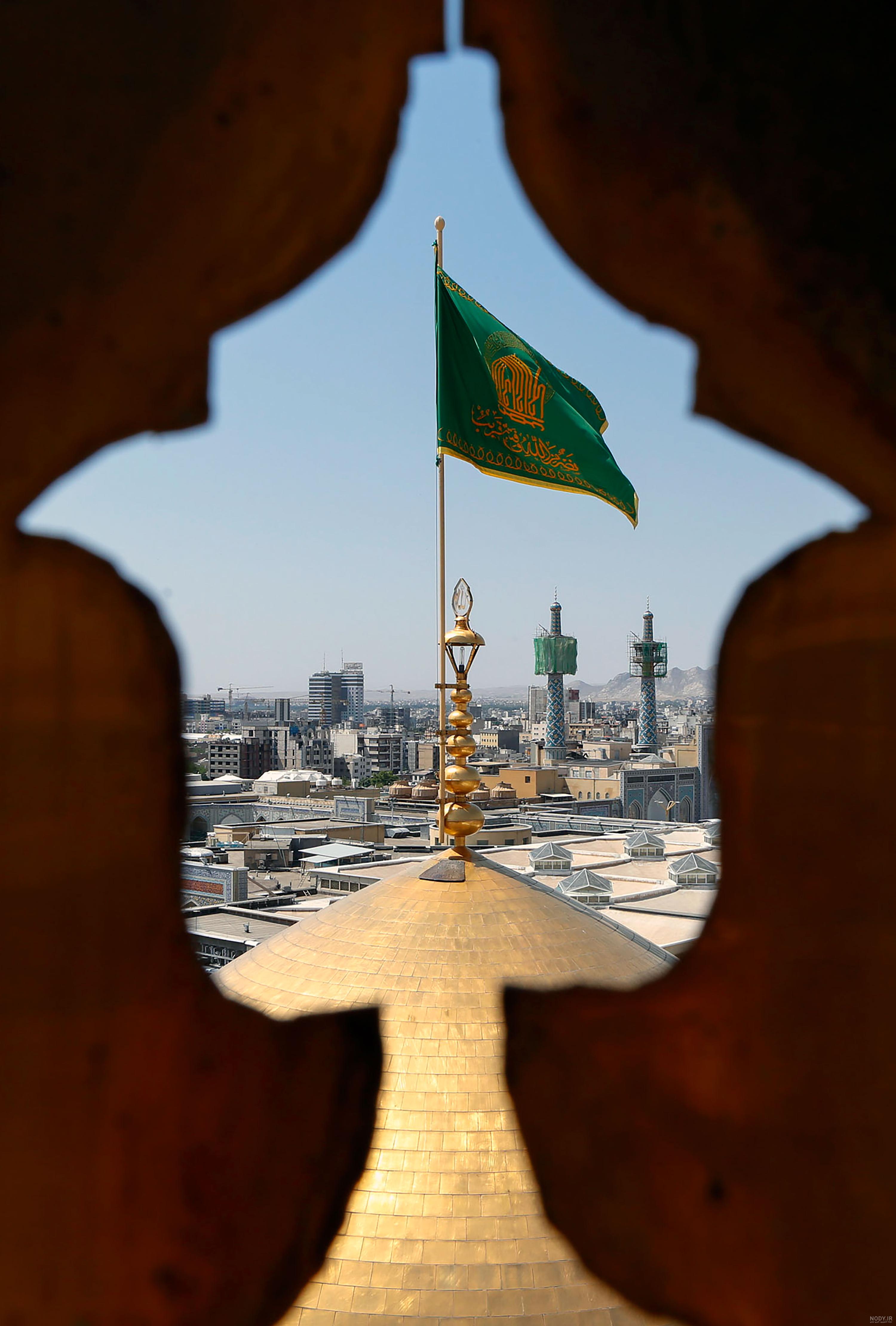 خرید و قیمت طرح بنر اطلاع رسانی استقبال از پرچم گنبد امام رضا با ...