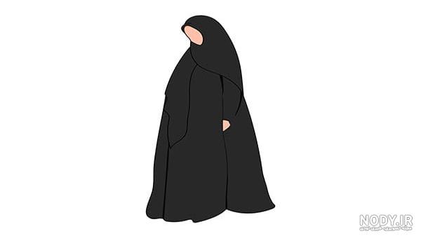 دانلود وکتور زن حجابدار لوگو حجاب – دیجیتال پی اس دی | DigitalPSD