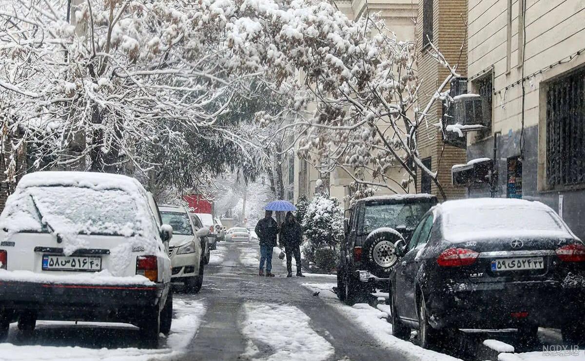 عکس برف ایران
