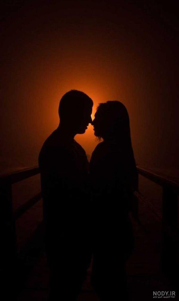 عکس عاشقانه دونفره کنار ساحل