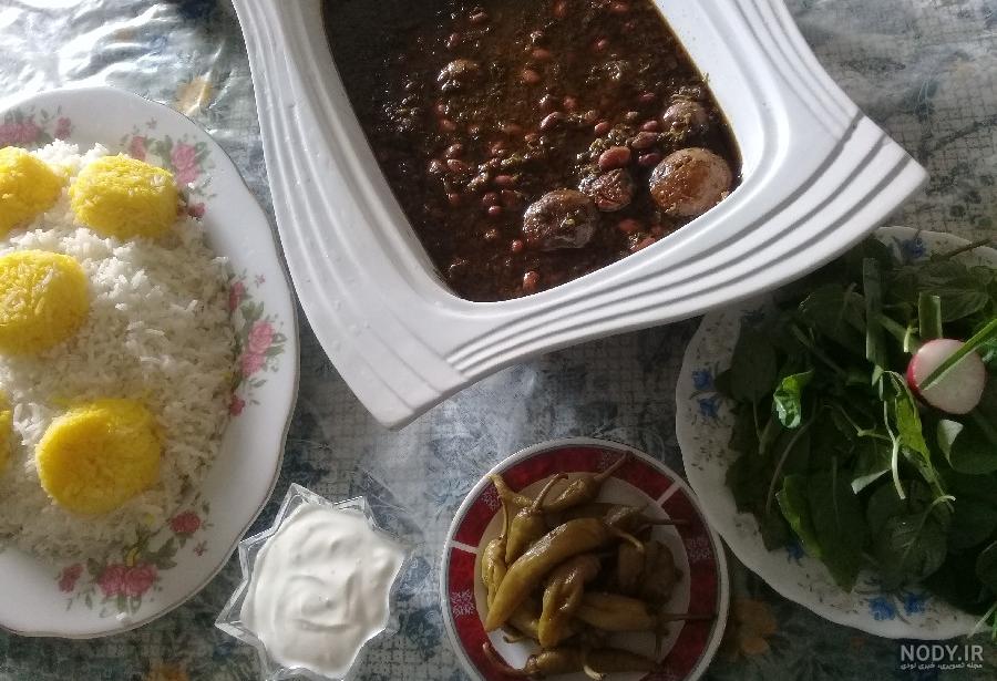 عکس قورمه سبزی با پلو عکس قورمه سبزی با پلو