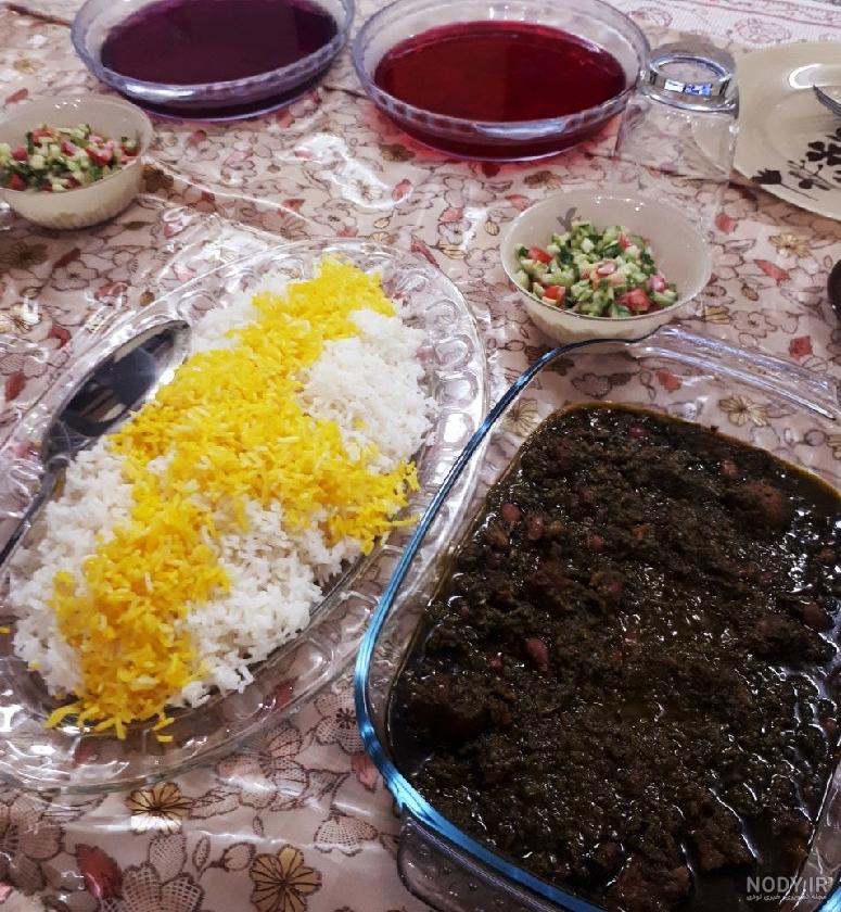 عکس قورمه سبزی برنج - عکس نودی عکس قورمه سبزی برنج - عکس نودی