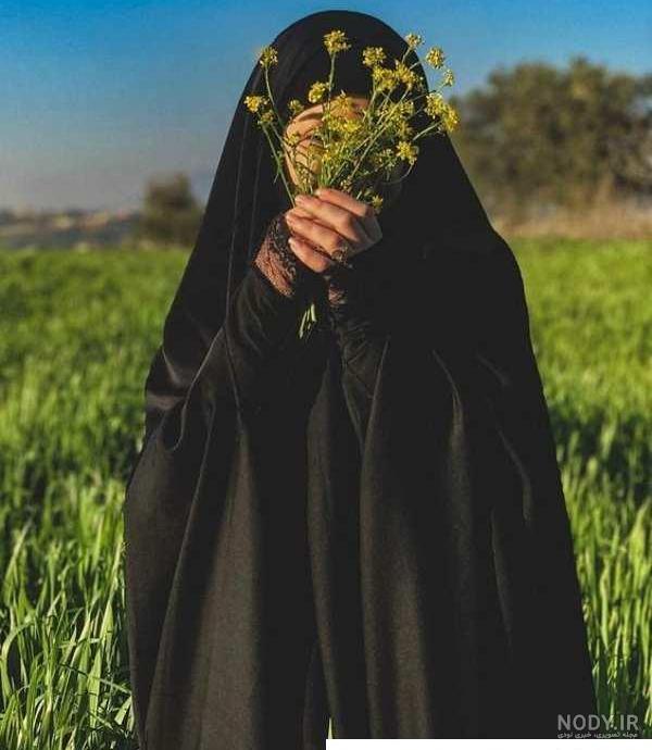 عکس پروفایل با حجاب شیک کارتونی