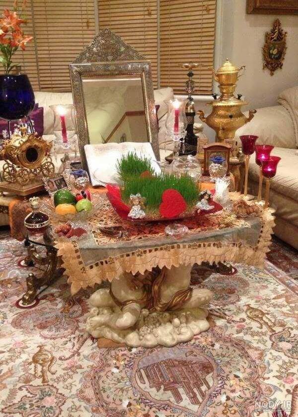 مدل های سفره هفت سین ساده و ارزان اما شیک و خاص