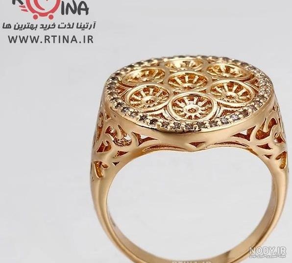 ۳۳ مدل انگشتر طلا بزرگ زنانه مجلسی جدید ۱۴۰۲ ؛ بی نهایت درخشان ...