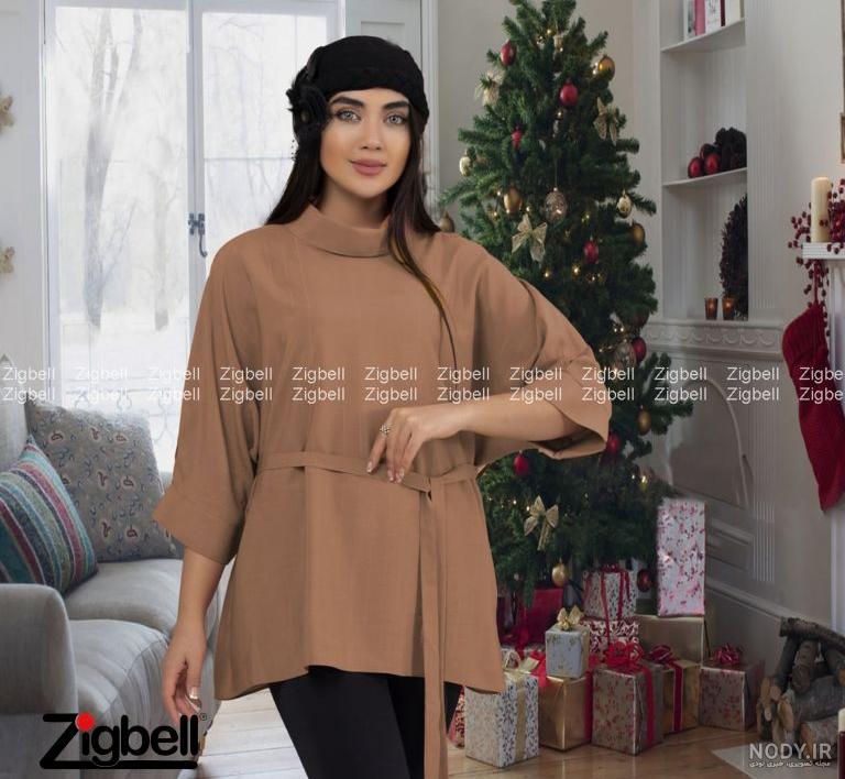 شومیز الیزه آستین کیمونو کد 205 - شومیزا