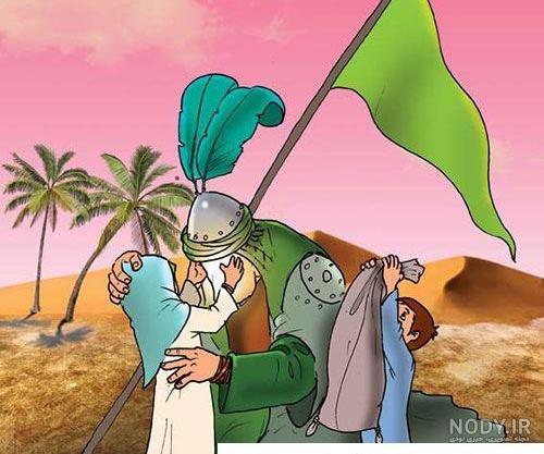 عکس امام حسین نقاشی کودکانه ❤️ [ بهترین تصاویر ]