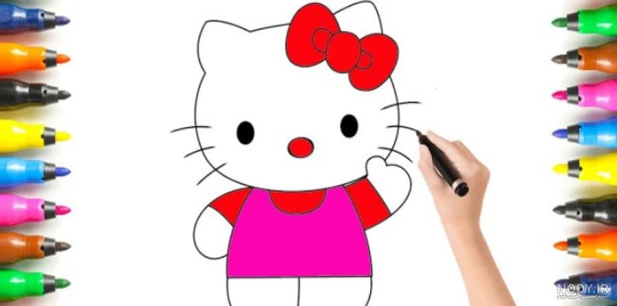 عکس نقاشی صورت کیتی عکس نقاشی صورت کیتی