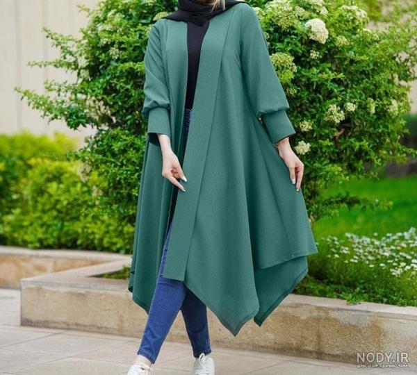 مدل مانتو بلند ساده زیبا شیک با طرح های جدید جذاب و امروزی - السن مدل مانتو بلند ساده زیبا شیک با طرح های جدید جذاب و امروزی - السن