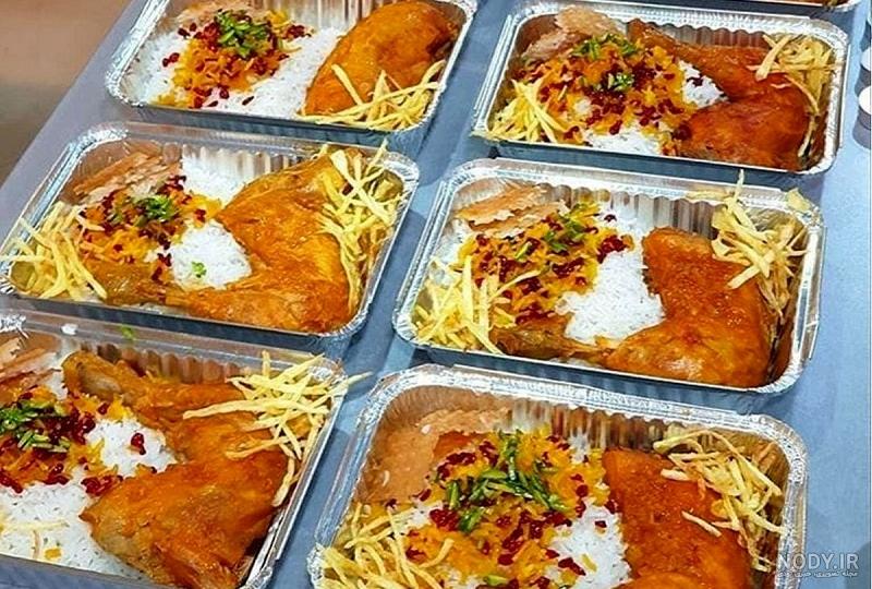 عکس زرشک پلو با مرغ نذری