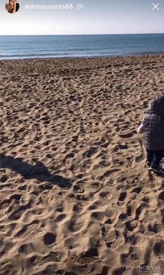 عکس مسی و همسرش در حمام