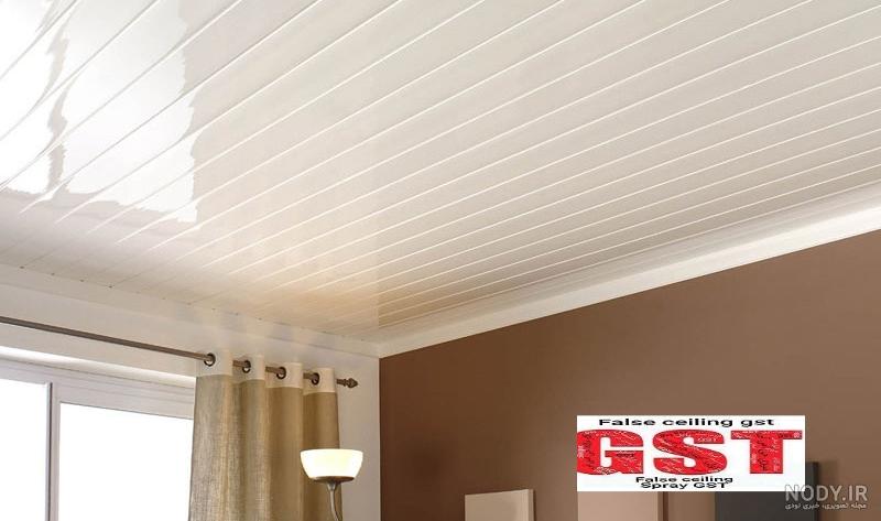 سقف pvc آشپزخانه - اجرای سقف آشپزخانه با طرح های متنوع pvc و معرق