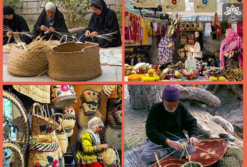 عکس بافت حصیر