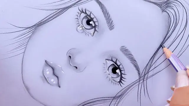 عکس نقاشی فانتزی غمگین ساده ❤️ [ بهترین تصاویر ]