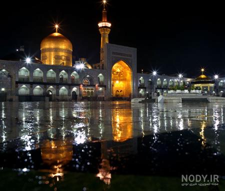 یک عکس زیبا از حرم امام رضا