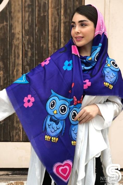 ۴۲ مدل شال و روسری جدید دخترانه و زنانه مجلسی و اسپرت نخی ۱۴۰۳