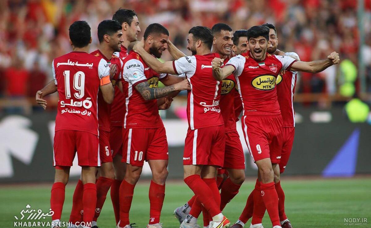 شادی گل بازیکنان پرسپولیس +عکس و فیلم گل زنی