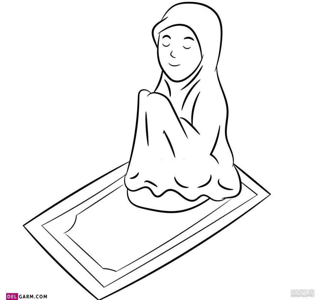 عکس حجاب نقاشی
