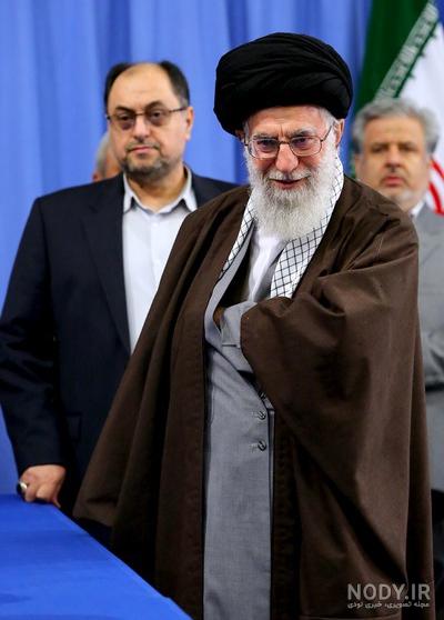 عکس خنده دار رهبر