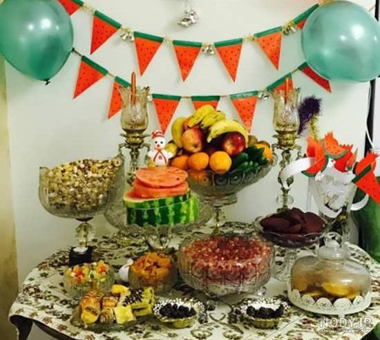 عکس سفره شب یلدا همراه 79 مدل تزیین زیبا چله برای ایده گرفتن عکس سفره شب یلدا همراه 79 مدل تزیین زیبا چله برای ایده گرفتن