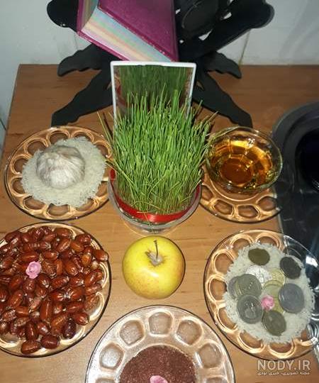 عکس سفره هفت سین نی نی سایت عکس سفره هفت سین نی نی سایت