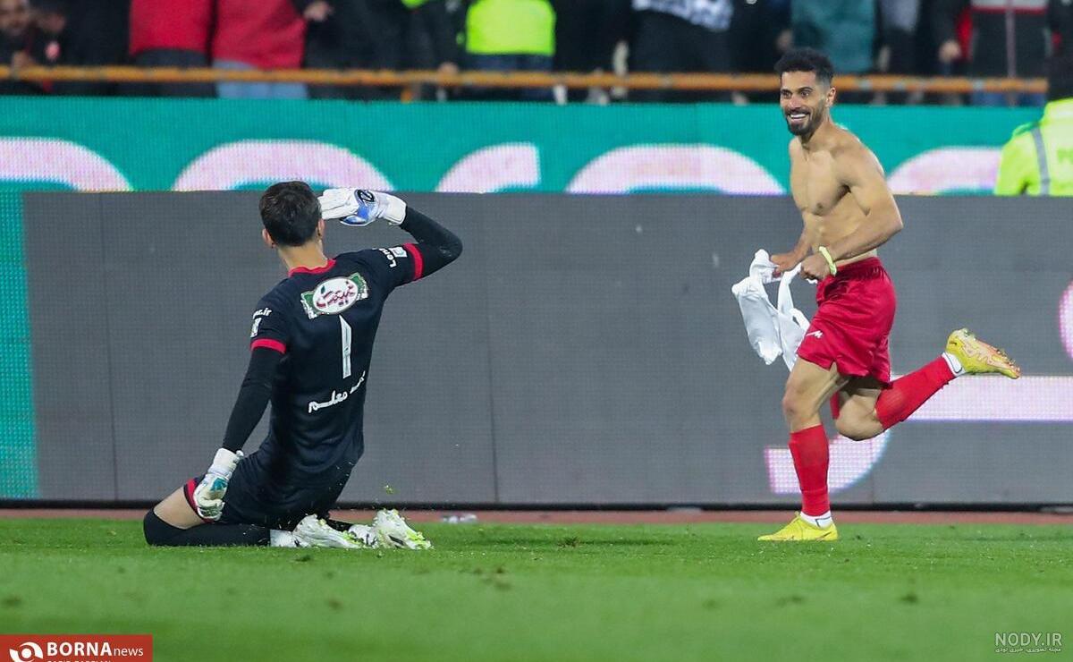 عکس/ شادی گل دو نفره جدید پرسپولیسی‌ها