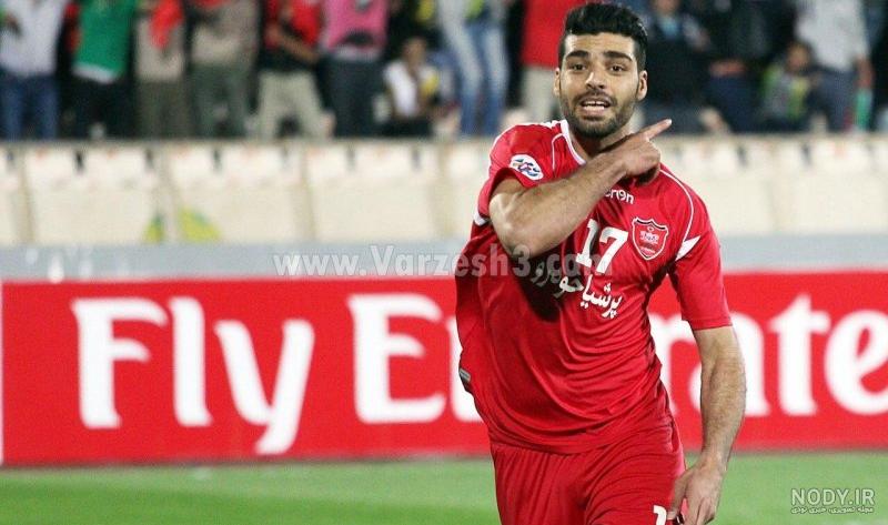 عکس شادی گل پرسپولیس