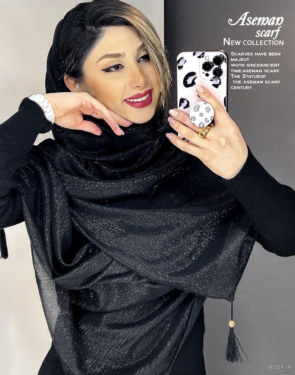 عکس مدل شال حریر