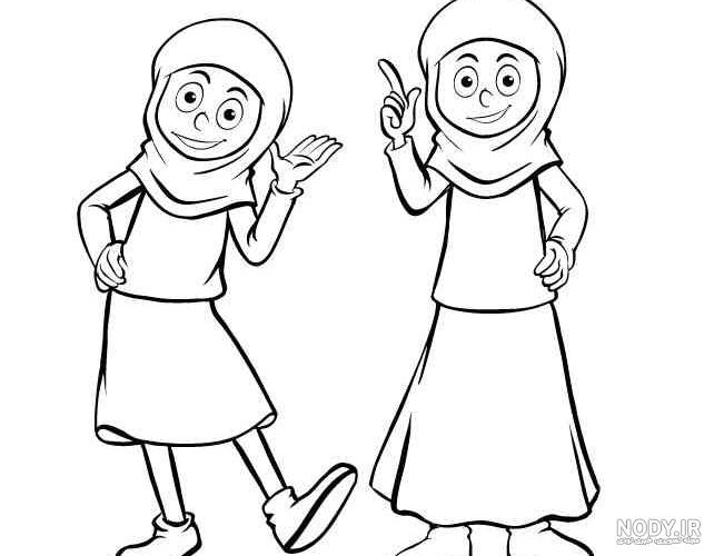 عکس نقاشی حجاب و عفاف