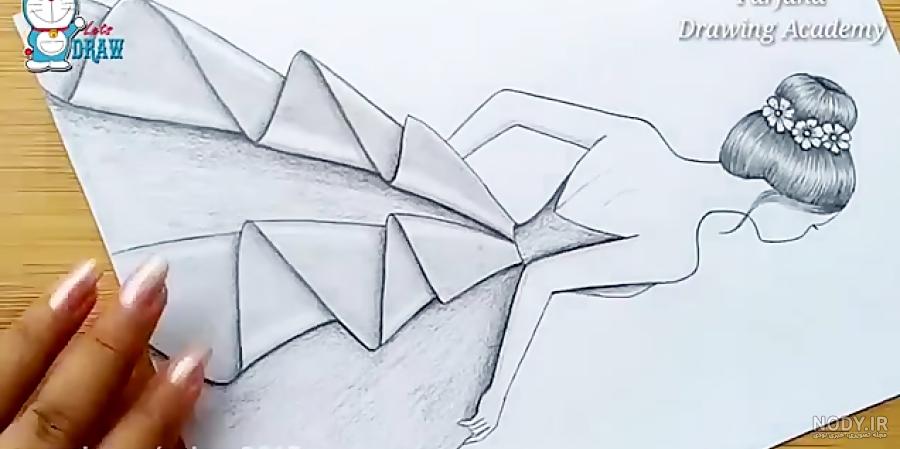 نقاشی زیبا طراحی با مداد