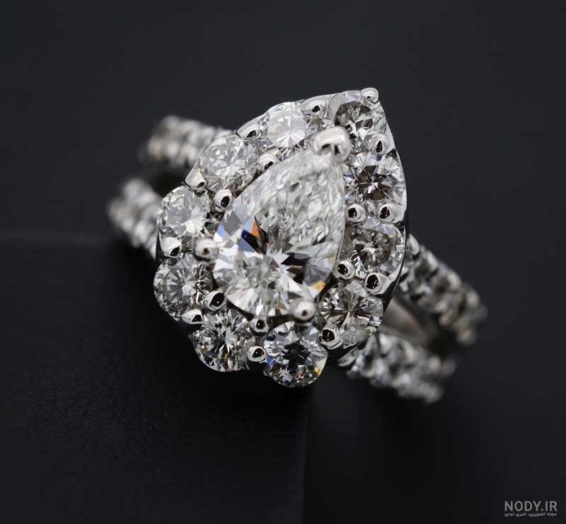 انگشتر الماس زنانه اصل