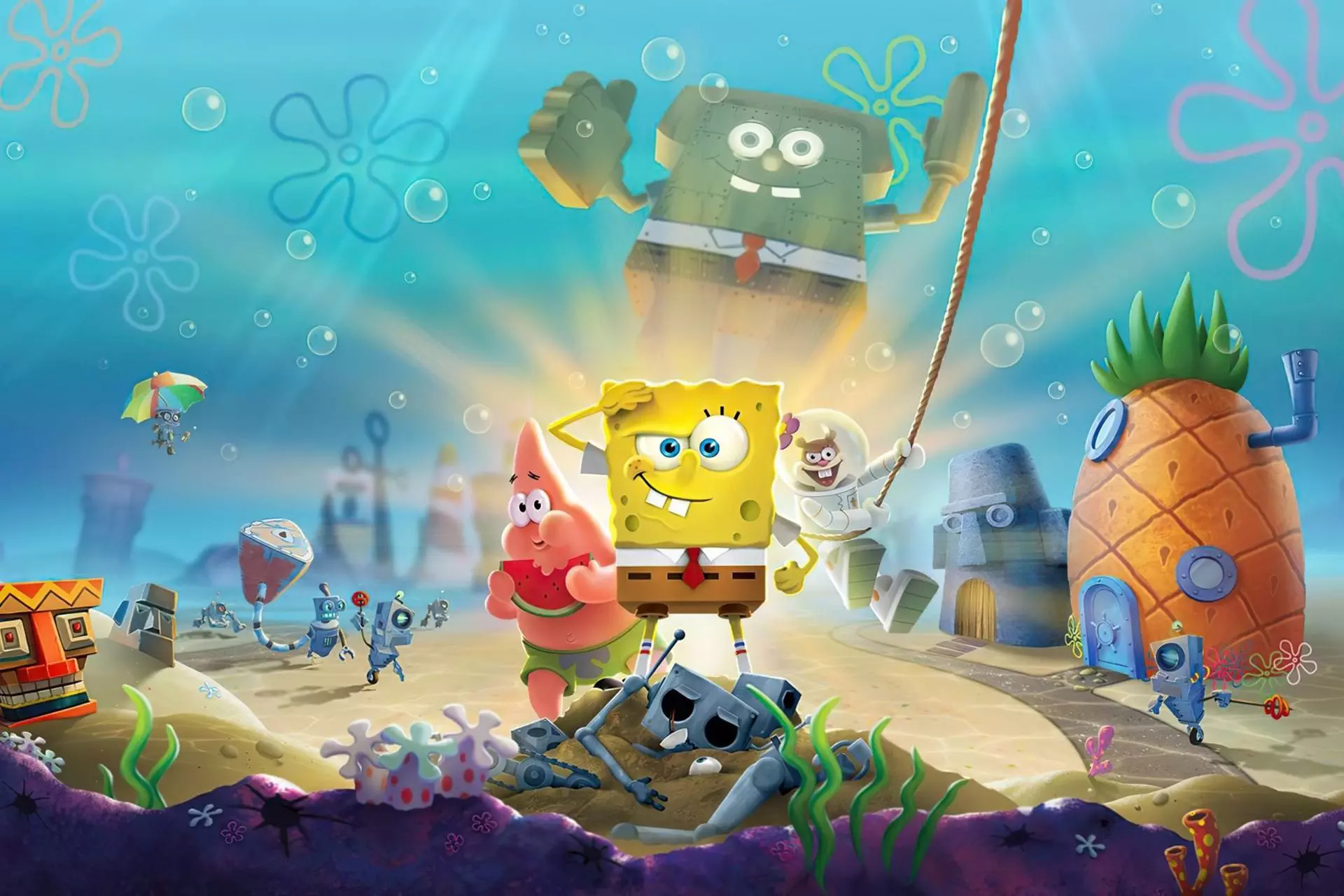 بازی ترسناک باب اسفنجی همسایه neighbor sponge secrete sim بازی ترسناک باب اسفنجی همسایه neighbor sponge secrete sim
