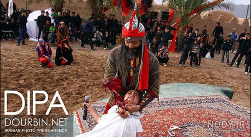 تعزیه در میدان امام حسین /تصاویر تعزیه در میدان امام حسین /تصاویر