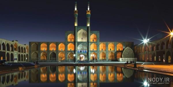 جاهای دیدنی یزد در شب