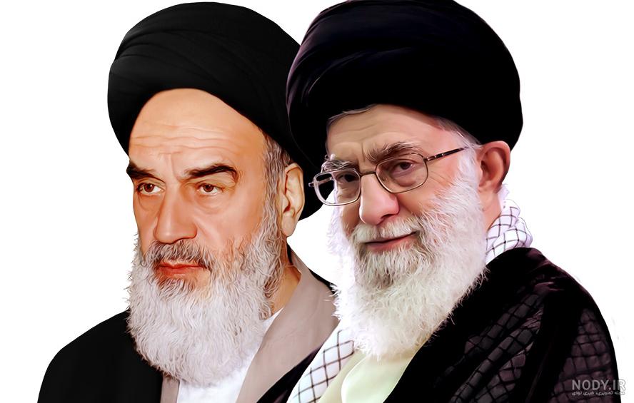عکس رهبری سیاه سفید