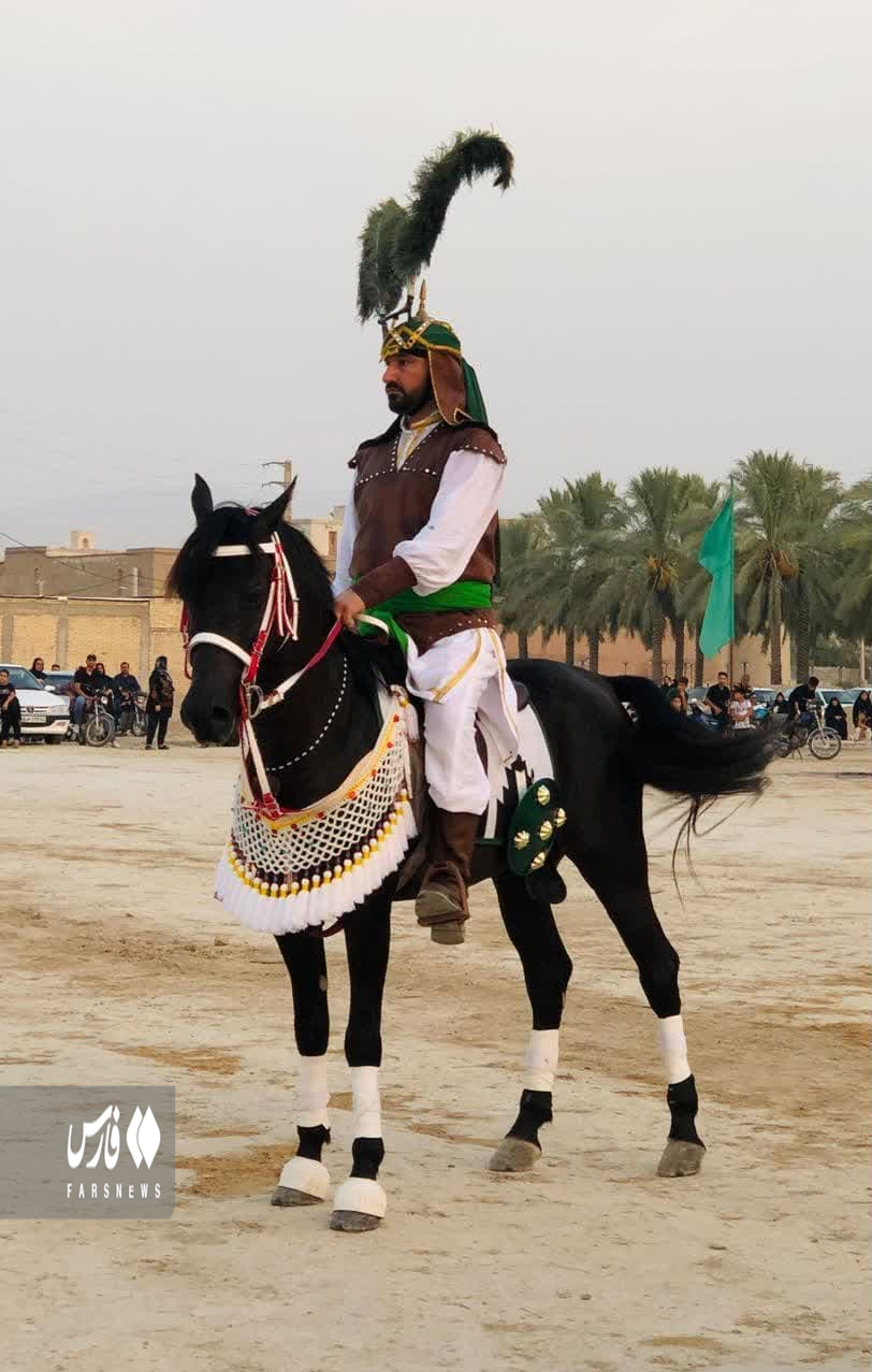 فوت ناگهانی تعزیه‌خوان نقش امام حسین (ع) در ظهر عاشورا+عکس