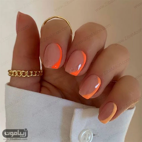 مدل کاشت ناخن کوتاه و شیک قرمز مدل کاشت ناخن کوتاه و شیک قرمز