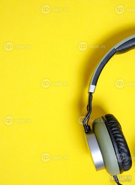 دانلود عکس باکیفیت هدفون و موبایل | تیک طرح مرجع گرافیک ایران