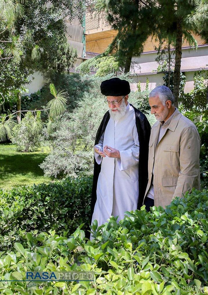 عکس حاج قاسم کنار رهبری عکس حاج قاسم کنار رهبری